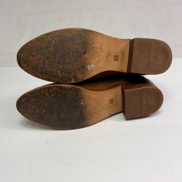 Steve Madden Boots Womens 8M Raisie Brown Suede Leather Back Zip Ankle - Picture 10 of 10